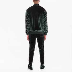 Conjunto Deportivo de Terciopelo Personalizado, Talla Grande, Pantalones Deportivos con Cordón, Sudadera con Capucha, Unisex, Envío Aéreo, Antiestático - Product Image 3