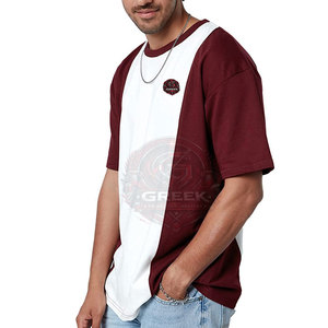 Camiseta Ligera de Alta Calidad, Talla Grande, Secado Rápido, Transpirable, 100% Algodón, Cuello Redondo, Corte Holgado, Lisa, para Hombre - Product Image 2
