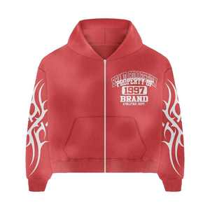 Sudadera con capucha de hombre lavada Vintage de alta calidad diseño personalizado Sun Fade 100% algodón ropa de calle de invierno caliente-sudaderas con capucha al por mayor - Product Image 6