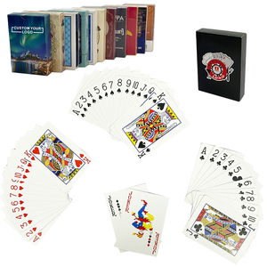 Jeu de poker personnalisé avec 54 cartes, jeu de poker avec votre logo, cartes à jouer en papier pour le loisir et la détente - Product Image 1