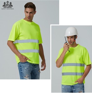 T-shirt de travail durable 100% coton OEM |   Tissu en toile renforcée |   Vêtements industriels |   Séchage rapide et écologique |   Commandes en gros - Product Image 3