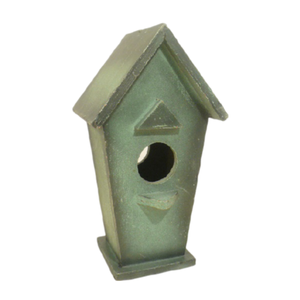 Casa de pájaros de cobre con acabado antiguo, diseño de cabaña, mejor aspecto, diseño moderno para jardín, balcón, casa de pájaros de cobre decorativa - Product Image 4