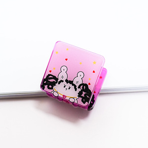 鮮やかな多色アクリルドキュメントホルダークリアクリップデスクの整理とクラフトの使用のためのスタイリッシュな再利用可能なアクセサリー - Product Image 2