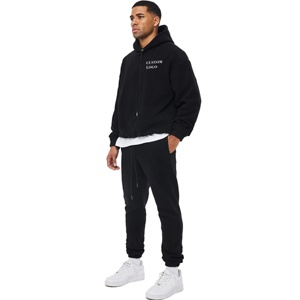 Custom Logo Winter High Quality Fashion Wholesale Mens Unisex <b>Tracksuit</b> Set 100% Cotton Fleece Lightweight Eco-Friendly Sweat - Product Image 1