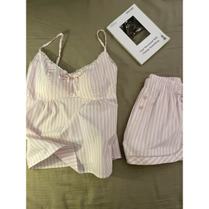 Eco-Friendly Organic Cotton Thermal Women's Sleepwear Set 2 Pieces Loose Fit Lightweight Customizable OEM ODM Service - Product Image 4
