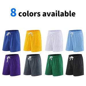Pantalones Cortos de Algodón para Hombre, Shorts Deportivos Informales de Color Sólido, Secado Rápido, Tabla de Playa y Surf, Cintura Elástica - Product Image 2