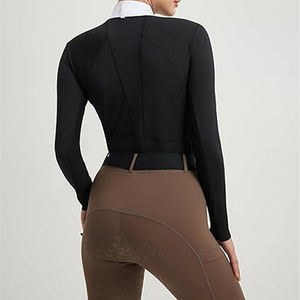 Camiseta deportiva para montar a caballo para mujer, cómoda camiseta transpirable de verano - Product Image 2