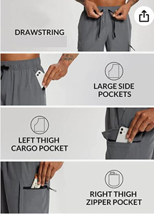 ZN-Boys mode randonnée Shorts sous le genou longueur léger séchage rapide entraînement Gym poche Cargo Shorts hommes demi pantalon - Product Image 5