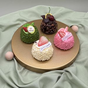 Exhibidor de Pasteles de Metal Ecológico de Diseño Inspirado en el Lujo, Elevador de Postres Personalizable para Eventos, Añade Atractivo y Destaque - Product Image 4
