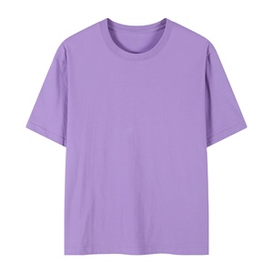 Camiseta de Cuello Redondo de Algodón Puro de 220g con Logotipo Personalizado Bordado, Diseño Personalizado, Disponible en Existencia, Venta al por Mayor - Product Image 1
