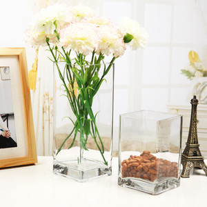VBV0510 - Vase carré en verre - 5 x 10 - Product Image 3