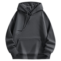 Yüksek kalite 100% pamuklu kazak polar Hoodie özel Logo erkek kadın boy kazak High-End Unisex giyim 3D