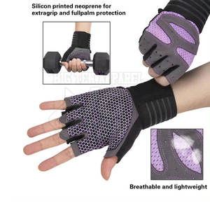 Advanced Gym <b>Fitness</b> <b>Accessories</b> Weightlifting Gloves Perfect For Training Sessions Strength Exercise And Comfort Grip - Product Image 4