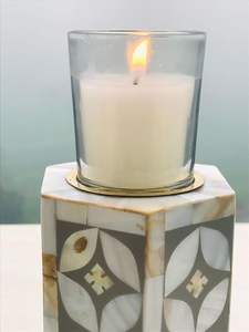 Handmade Hexagon Mother Pearl Modern Art Antique Eco-Friendly Aromatic Candle Holder Home Decoration Specials for Ramadan Best - Product Image 5