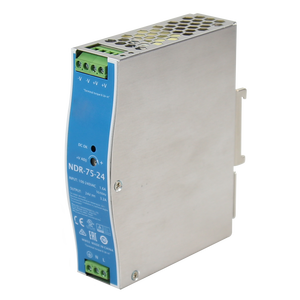 Alimentation à découpage AC/DC Mean Well NDR-75-24 24V 3.2A 76.8W, convertisseur de puissance mince pour rail DIN pour contrôle industriel - Product Image 4