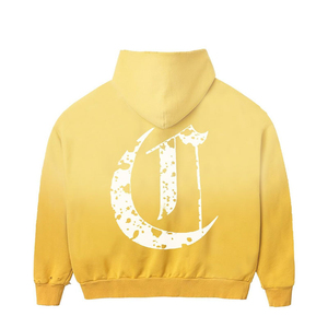 OEM Pull à capuche décontracté pour hommes Populaire Vintage Washed Distressed Imprimé Poches zippées avec ourlet déchiré effiloché Sweat à capuche pour hommes - Product Image 2