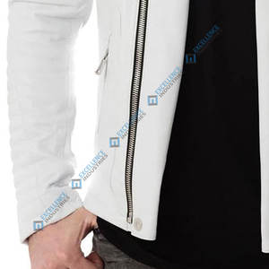 Vêtements pour hommes vente chaude veste en cuir nouvelle mode veste en cuir pour hommes veste d'hiver coupe-vent - Product Image 5