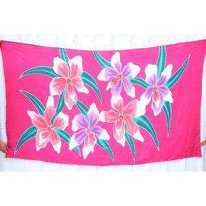 ผ้าซิ่นฮาวายพิมพ์ลายด้วยมือ คุณภาพเยี่ยม 100% ผลิตจากผ้าเรยอน รับผลิตตามสั่ง ขายส่งชุดชายหาด ปกปิดตัว สำหรับหมู่เกาะเอเชียแปซิฟิก รุ่น HPGU090-01-200 - Product Image 1