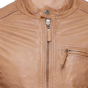 Último estilo al por mayor a prueba de viento hombres chaqueta de cuero superventas impermeable hombres chaqueta de invierno de cuero - Product Image 5
