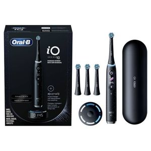 Oral-B IO Series 10 Rechargeable Electric <b>Toothbrush</b> Pressure Sensor 4 Brush Heads Travel Case 7 Modes 2 Min <b>Timer</b> Hotel Use - Product Image 3