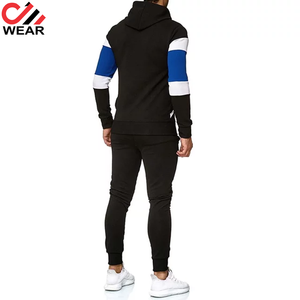 Hombres de calidad superior Venta caliente Hombres Ropa Hombres Conjuntos de impresión Sudadera con capucha Conjunto Fleece Cremallera Sudadera con capucha - Product Image 4