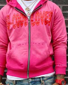 Sun Fade Custom Logo Stacked Pants Sets Hombres Sweatsuit Jogger Set Unisex Chándales Desgastado Bordado Parche Jogging Trajes - Product Image 5