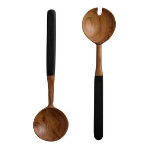 Cuchara de madera versátil para servir de la mejor calidad 100% para cocinar té bodas restaurantes ensalada cuchara-para regalos de negocios - Product Image 2