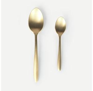 Cucharas de Latón con Acabado Espejo Chapadas en Oro de Lujo para Catering y Fiestas en el Hogar - Calidad y Precio de Exportación Ecológicos - Product Image 2
