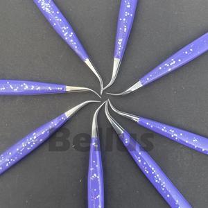 แหนบขนตาแบบปลายไฟเบอร์ขนตาปลอมทำโลโก้ได้ตามต้องการอุปกรณ์ต่อขนตาแบบหรูหราฉลากตามต้องการ - Product Image 6