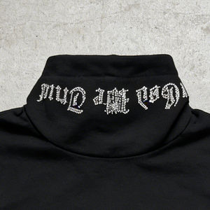 ผู้ผลิตเสื้อฮู้ดดี้ประดับเพชรคุณภาพดีที่สุดแบบ OEM เสื้อฮู้ดดี้ผ้าฝ้ายหวีสีดำประดับเพชรแบบกำหนดเอง เสื้อฮู้ดดี้สตรีทแวร์ผู้ชาย - Product Image 5