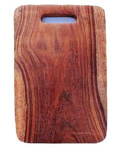 Tabla de cortar de madera de acacia duradera con mango, paleta de servicio de madera de calidad para tabla de queso, bloques de cortar asistidos - Product Image 3