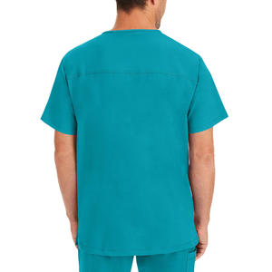 Uniformes Médicos Personalizados de Alta Calidad en Tejido de Algodón para Hombres, con Ajuste Perfecto para Profesionales de la Enfermería - Product Image 6