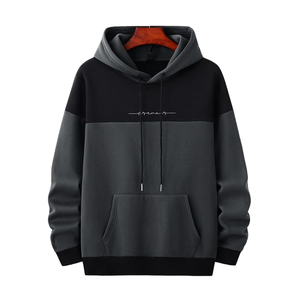 Sweat à capuche vierge en polyester avec conception personnalisée sweat à capuche surdimensionné décontracté pour hommes vêtements avec fermeture éclair - Product Image 5