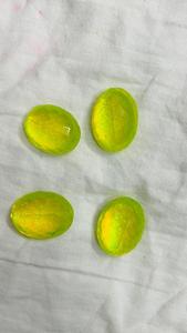 ราคาขายส่ง โอปอลไฟร์ ดับเบิ้ลเล็ต โอปอลไฟร์หลายสี ผลิตในห้องปฏิบัติการ รูปทรงคาโบชอง สำหรับทำเครื่องประดับ อัญมณีโอปอลไฟร์ ดับเบิ้ลเล็ต คาโบชอง - Product Image 3