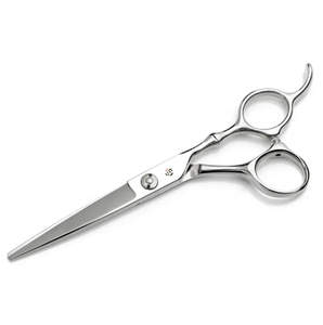 Ciseaux de coiffeur professionnels de coiffure de taille personnalisée noire de nouvelle conception de mode - Product Image 2