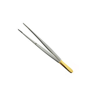 Fórceps de disección Fórceps ligeros completamente rectos Longitudinalmente dentados Fórceps de 24cm - Product Image 2