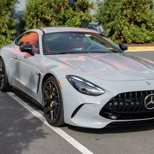 2024 Mercedes-AMG GT 63 Coupe ~ 1.900 Millas Twin-Turbo V8 AWD Techo corredizo panorámico de cuero izquierdo Interior de pimiento rojo Sin modificar - Product Image 1