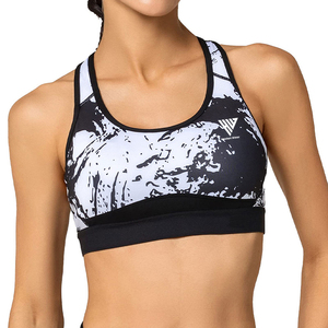Soutien-gorge de sport à séchage rapide et hautement extensible, produit fiable répondant aux demandes des clients, impression par sublimation intégrale, brassières d'exercice - Product Image 1