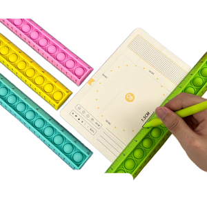 Tiên phong Báo Chí Silicone giải nén cai trị mới có thể gập lại Chuột giết chết quy mô Cai Trị cho lớp học sử dụng làm bằng nhựa bền - Product Image 5