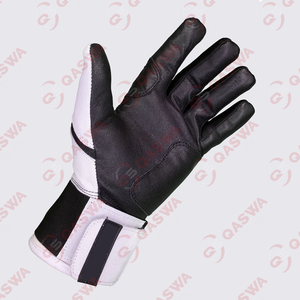 Gants de frappeur de baseball rouge et noir de meilleure qualité Gants de baseball et softball en cuir véritable pour jeunes adultes - Product Image 6