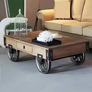 ที่ตักเสิร์ฟทำจากไม้โต๊ะทานอาหารแบบรถเข็นเสิร์ฟขนมจากอินเดีย - Product Image 2