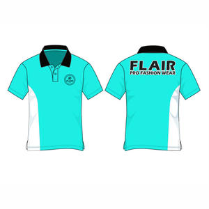 Gran oferta de algodón 100% para hombre, camiseta Polo personalizada de buena calidad, Color sólido, estilo informal, patrón, 180g, tela, peso frontal - Product Image 6