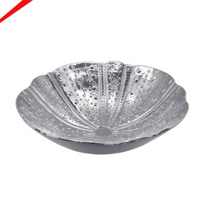 Nuevo bol de servir frutas de aluminio con acabado plateado hecho a mano para hoteles, restaurantes y bares - Product Image 4
