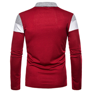 เสื้อเชิ้ตแขนยาวผู้ชายสีพื้นแบบลำลอง ไม่มีปก ระบายอากาศได้ดี เป็นมิตรกับสิ่งแวดล้อม ผลิตจากโพลีเอสเตอร์/ผ้าฝ้าย เหมาะสำหรับใส่ในฤดูร้อน - Product Image 1