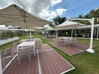 Plancher en composite bois-plastique (WPC) imperméable, ignifuge, antidérapant et écologique pour terrasse, entrepôt, jardin et patio
