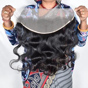 Vente en gros de produits, fournisseur de meilleure qualité, cheveux bodywave 13*4 frontal d'origine, texture douce et soyeuse, longs pour le prix d'exportation humain - Product Image 4