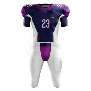 Uniforme de Fútbol Americano Transpirable de Último Diseño al por Mayor para Adultos, Talla Grande, 100% Poliéster en Pakistán - Product Image 1