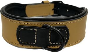 Collares de perro grandes de estilo lujoso, patrón sólido, suave, NDM, cuero acolchado, gancho ligero, cierre de bucle, todas las estaciones, proveedor indio - Product Image 3