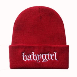 Diseño de logotipo personalizado invierno logotipo grande estampado Jacquard Unisex Streetwear sin puños gorro de punto hecho a mano Premium - Product Image 5