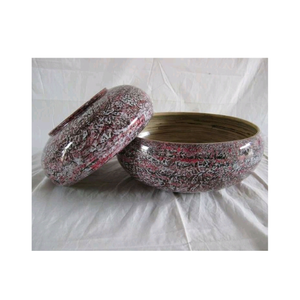 เทรนด์ร้อนทนทานไม้ธรรมชาติชามไม้ไผ่ Co- เป็นมิตรชามสลัดไม้ไม้ไผ่พร้อมช้อนสําหรับสลัด - Product Image 1